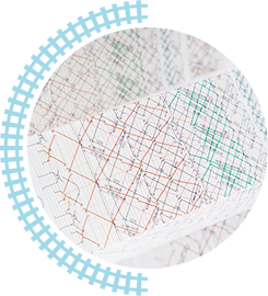 ダイヤ表（ダイヤ表／列車運行図表)